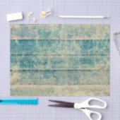 Rustieke  land Blauwgroen Sepia hout textuur Tissuepapier (Craft)