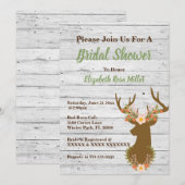 Rustieke Land Bruids Douche Uitnodiging (Voorkant / Achterkant)