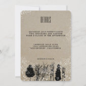 RUSTIEKE LAND BRUILOFT UITNODIGING (Achterkant)