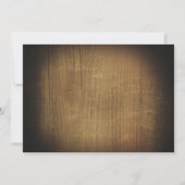 Rustieke land bruiloft uitnodigingen gegraveerd ho (Achterkant)