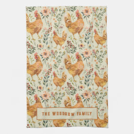 Rustieke land familienaam Boerderij Theedoek