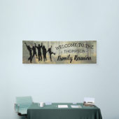 Rustieke land gepersonaliseerde familie reünie spandoek (Beurs)