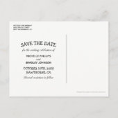 Rustieke Land Herfst Herfst Save the Date Aankondigingskaart (Achterkant)