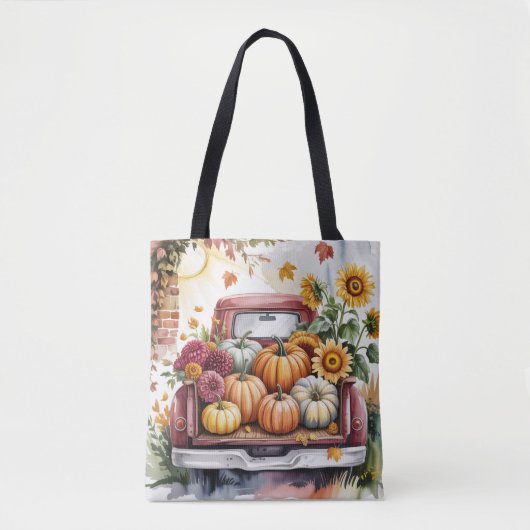  rustieke land herfstoogst, rustieke Herfst Tote Bag (Voorkant)
