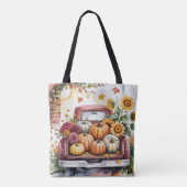  rustieke land herfstoogst, rustieke Herfst Tote Bag (Achterkant)