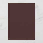 Rustieke Land Houten Lichten Kant Bruiloft Details Informatiekaartje (Achterkant)