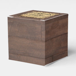 Rustieke Land Schuur Houten Schoonheid Bruiloft Fa Bedankdoosjes