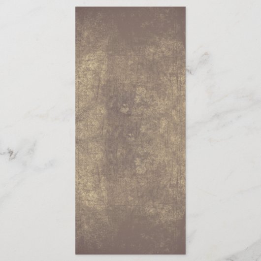 rustieke land string verlichting bruiloft menu kaa (Achterkant)