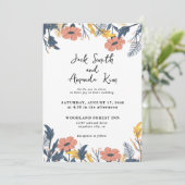 Rustieke Land Thema Huwelijksuitnodigingen Kaart (Staand voorkant)
