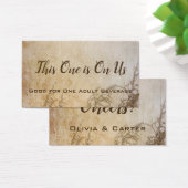 Rustieke  land weide Drink tickets Visitekaartjes (Bureau)