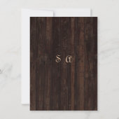 Rustieke Land Zonnebloem Antlers Retirement Party Kaart (Achterkant)