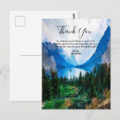 Rustieke landbergen Schilderachtig Natuur Dank u Briefkaart (Voorkant / Achterkant)