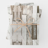 Rustieke landboerderij schuur grijs wit houtnerf inpakpapier vel (In situ)