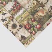 Rustieke landbouwgrond collage decoupage tissuepapier (Detail)