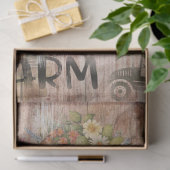 Rustieke Landelijke Boerderij Lente Knorretje Deco Tissuepapier (Geschenk)