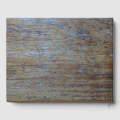 Rustieke landelijke bruiloft | Aangepaste foto Gastenboek (Achterkant)