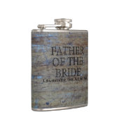 Rustieke landelijke bruiloft | Grappige vader van Heupfles (Rechts)