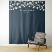 Rustieke landelijke trouw achtergrond foto booth l wandkleed (In situ)