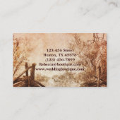 Rustieke landelijke westerne land Ranch boerderij Visitekaartje (Achterkant)