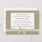 Rustieke landfoto's Sla de datum op Save The Date (Achterkant)