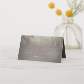 Rustieke Landlantaarn Lichten Bruiloft Plaatskaartje (Voorkant)