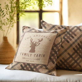 Rustieke landnaam Cabin in de Bossen Kussen