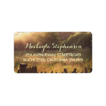 Rustieke landscène bruiloft