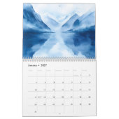Rustieke landschappen Waterverf reis Kalender (Jan 2027)