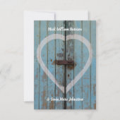 Rustieke landschuurdeur kaart (Voorkant)