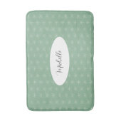 Rustieke landsneeuw op groen badmat (Voorkant Verticaal)