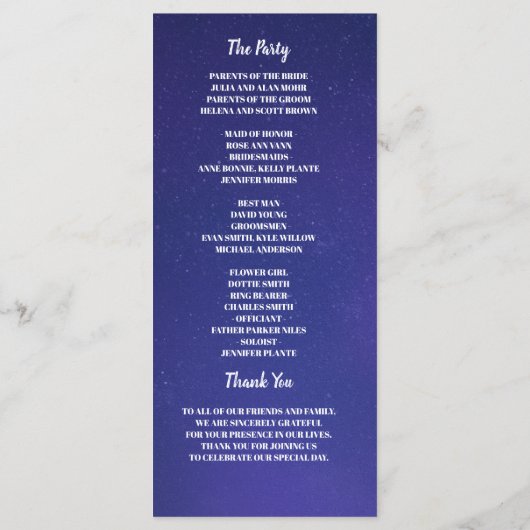 Rustieke landverlichting metselaar potten bruiloft programmakaart (Achterkant)