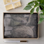 Rustieke landweg ranch boerderij kudde schapen tissuepapier (Geschenk)