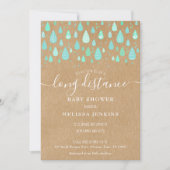 Rustieke lange afstand douche per post kaart (Voorkant)