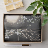 Rustieke Lantaarn Baby's Breath & Lichten Bruiloft Tissuepapier (Geschenk)