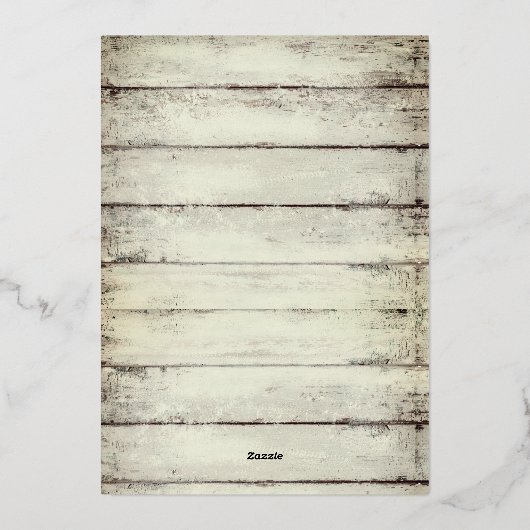 Rustieke Lantaarn en verlaat Herfst 21ste verjaard Folie Uitnodiging (Achterkant)