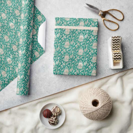 Rustieke Lantaarn Kerst Cadeaupapier (Crafts)