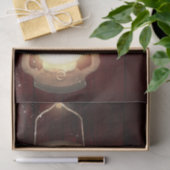 Rustieke lantaarn lichten kersen houten schuur bru tissuepapier (Geschenk)