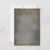 Rustieke Lantaarns Land Bruiloft RSVP (Achterkant)