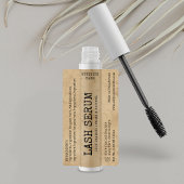 Rustieke  Lash Serum Mascara Tube Wrapper Labels