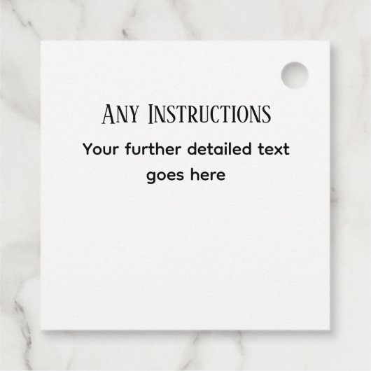 Rustieke Laurel handgemaakt met liefde cadeau labe Bedankjes Labels (Achterkant)