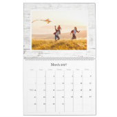 Rustieke Laurel Krans Greenery Custom 2024 Foto Kalender (Mar 2027)
