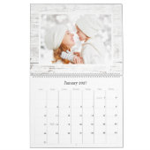 Rustieke Laurel Krans Greenery Custom 2024 Foto Kalender (Jan 2027)