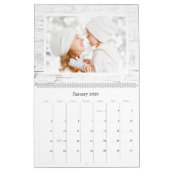 Rustieke Laurel Krans Greenery Custom 2024 Foto Kalender (Jan 2026)