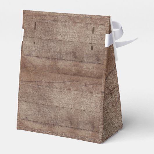 Rustieke Lavendel Bloemen Baby shower Favor Box Bedankdoosjes (Achterkant)