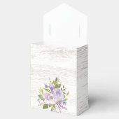 Rustieke Lavendel Bloemen Baby shower Favor Box Bedankdoosjes (Geopend)
