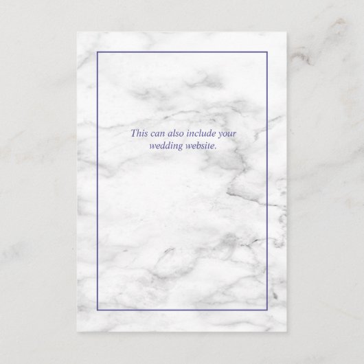 Rustieke Lavendel Eucalyptus Groener bruiloft deta Informatiekaartje (Achterkant)