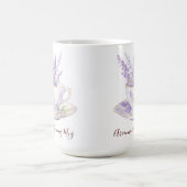 Rustieke Lavendel Floral Country Teacup Koffiemok (Center)