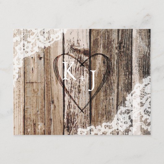 Rustieke Lavendel Houten Kant Accommodaties Kaart (Achterkant)