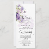 Rustieke Lavendel Paarse Bloemen Programma (Voorkant)