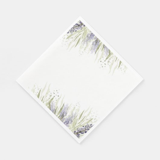 Rustieke Lavendel & Sage Vrijgezellenfeest Servet (Hoek)